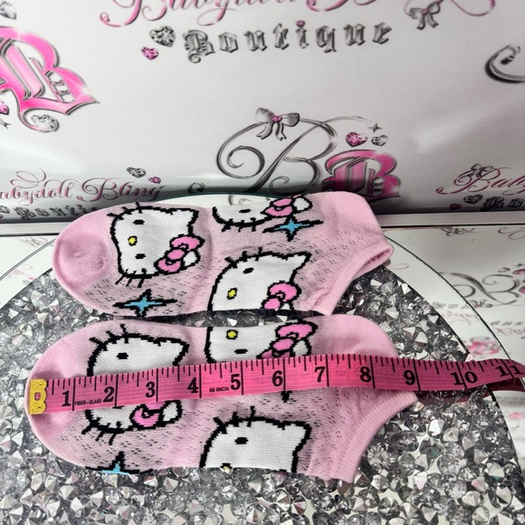 Hello Kitty Pink Ankle Socks Sanrio 2025 brand new pink cute socks ankle height - Picture 4 of 4